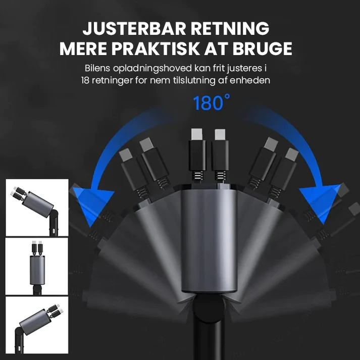 Udtrækkelig oplader©  (iPhone & Android)