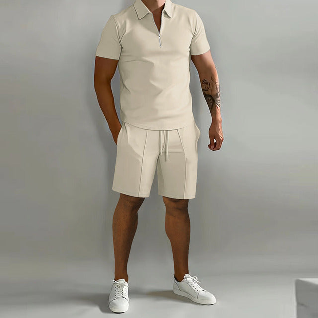 Sacai Polo Set™️ | Korte mouwen en Shorts - Vertiga