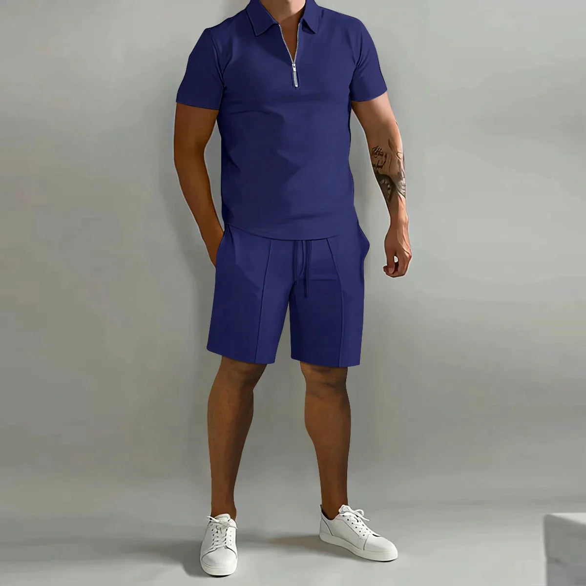 Sacai Polo Set™️ | Korte mouwen en Shorts - Vertiga